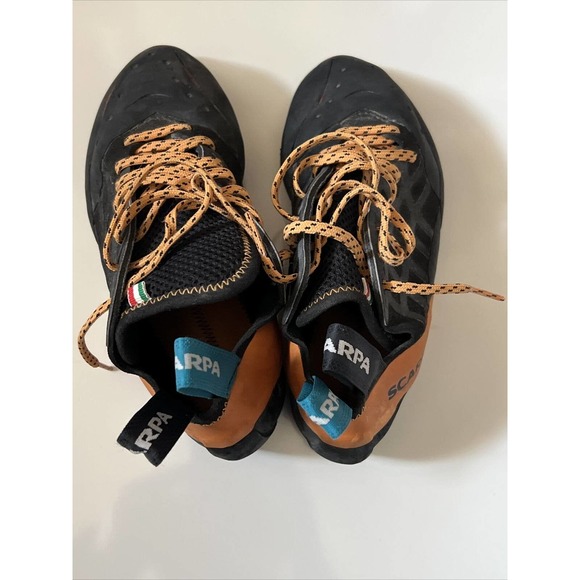 Scarpa Womens Rock Climbing Shoes Size 37.5 US 6.5 (*fits like a VERY snug US 6) - Picture 8 of 13